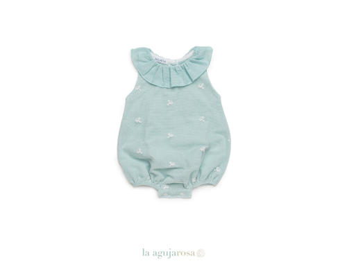 PELELE ENTERIZO ENCAJE DE LA COLECCIÓN MENTA DE JULIANA