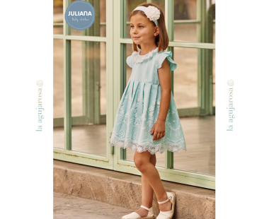 VESTIDO CORTADO CINTURA ENCAJE 2 COLORES DE LA COLECCIÓN...