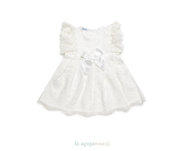 VESTIDO ENCAJE PUNTILLAS DE LA COLECCIÓN MENTA DE JULIANA 2