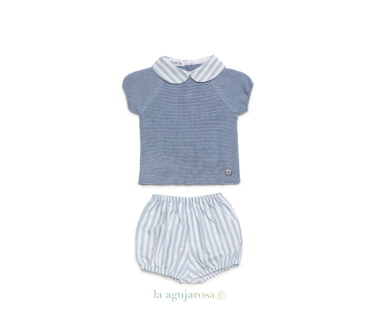 CONJUNTO PANTALÓN TELA RAYADA DE LA COLECCIÓN LIMONADA DE... 2