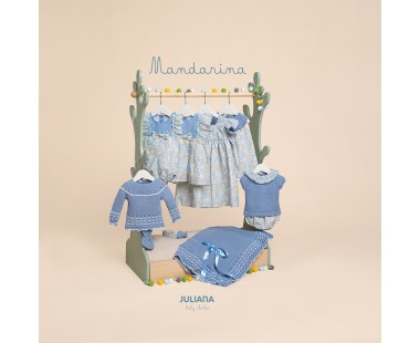 CALCETÍN LAZO AZUL CIELO DE LA COLECCIÓN MANDARINA DE... 2