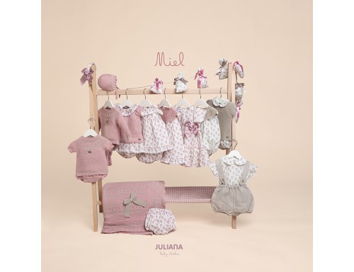 CALCETÍN BEIGE LAZO DE LA COLECCIÓN MIEL DE JULIANA DE JULIANA