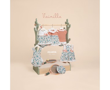 DIADEMA DE FLORES CON LAZO DE COLECCIÓN VAINILLA DE JULIANA 2