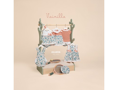 DIADEMA DE FLORES CON LAZO DE COLECCIÓN VAINILLA DE JULIANA