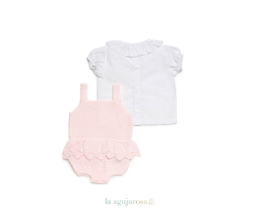 PETO DE PUNTO VOLANTE CON CAMISA DE LA COLECCIÓN CARAMELO... 2