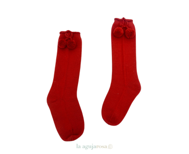 CALCETÍN POMPONES DE LA COLECCIÓN ALEGORÍA DE JULIANA