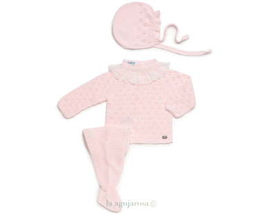 CONJUNTO 3P TODO CALADO PUNTILLA DE LA COLECCIÓN CARAMELO...