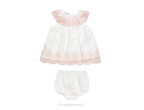 JESUSITO CON BRAGA TELA DE ENCAJE DE LA COLECCIÓN CARAMELO DE JULIANA