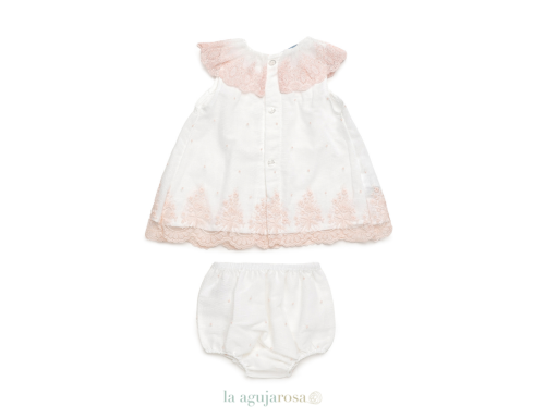 JESUSITO CON BRAGA TELA DE ENCAJE DE LA COLECCIÓN CARAMELO DE JULIANA