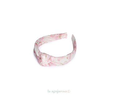 DIADEMA NUDO FLORES DE LA COLECCIÓN CARAMELO DE JULIANA