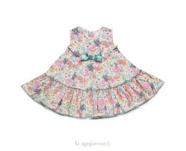 VESTIDO 2 VOLANTES CUADROS FLORES DE LA COLECCIÓNAZÚCAR... 2