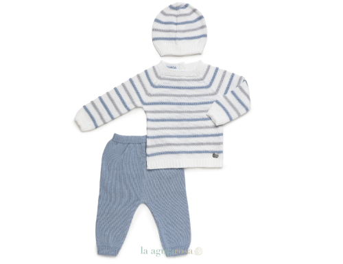 CONJUNTO 3P LINES COLORES DE LA COLECCIÓN MELOCOTÓN DE JULIANA