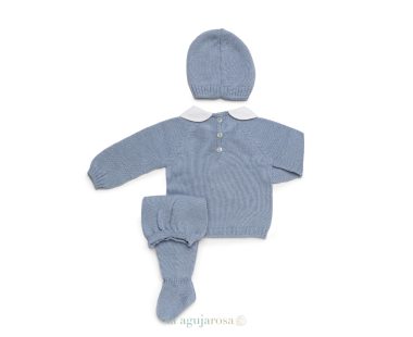 CONJUNTO 3 P BORDADO GLOBO DE LA COLECCIÓN MELOCOTÓN DE... 2