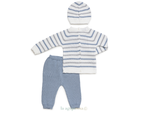 CONJUNTO 3P LINES COLORES DE LA COLECCIÓN MELOCOTÓN DE JULIANA