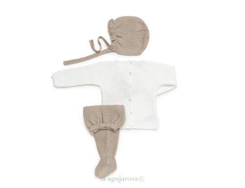 CONJUNTO 3P RECOGIDAS LAZO DE LA COLECCIÓN AZAHAR DE JULIANA