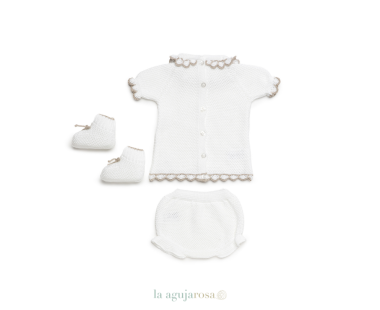 CONJUNTO BRAGA PUNTO ONDAS DE LA COLECCIÓN AZAHAR DE JULIANA 2