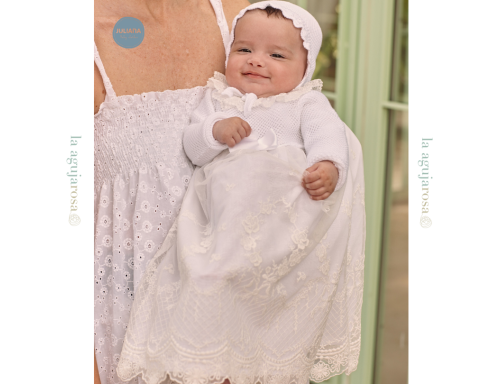 FALDÓN DE ENCAJE DE LA COLECCIÓN AZAHAR DE JULIANA