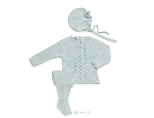 CONJUNTO 3P TACHÓN ARANES CALADOS DE LA COLECCIÓN KIWI DE JULIANA