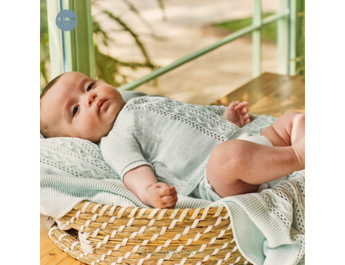 CONJUNTO BRAGA PUNTOS TACHÓN CALADOS DE LA COLECCIÓN KIWI DE JULIANA