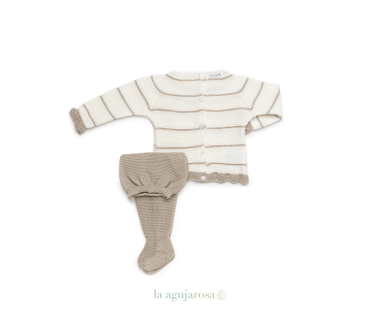 CONJUNTO 2P RAYADO DE LA COLECCIÓN CANELA DE JULIANA 2