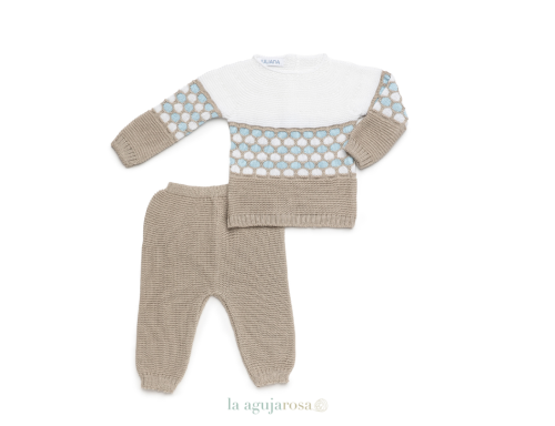 CONJUNTO DE 2P LIN CENEFA DE LA COLECCIÓN CANELA DE JULIANA