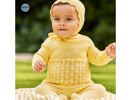 CONJUNTO 3P EMPIECE CALADO BODOQUES DE LA COLECCIÓN LIMÓN DE JULIANA