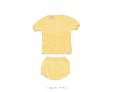 CONJUNTO BRAGA PUNTO CALADO BODOQUES DE LA COLECCIÓN...