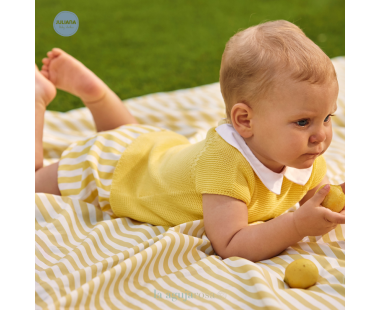CONJUNTO PANTALÓN TELA RAYADA DE LA COLECCIÓN LIMÓN DE...