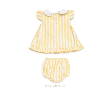 JESUSITO CON BRAGA TELA RAYADA DE LA COLECCIÓN LIMÓN DE... 2