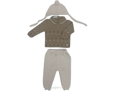 CONJUNTO 3 PIEZAS ESTRELLAS TOSTADO DE LA COLECCIÓN...