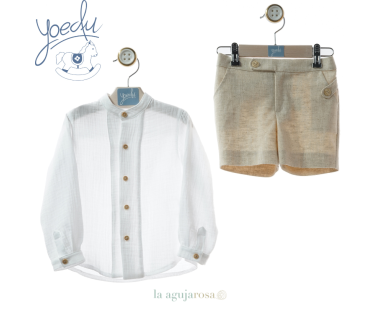 TRAJE NIÑO PANTALÓN BERMUDA DE CEREMONIA DE LA FAMILIA... 2