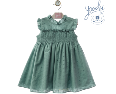 VESTIDO INFANTIL DE LA FAMILIA PERFORADO DE YOEDU 2