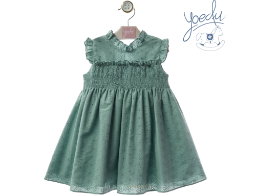 VESTIDO INFANTIL DE LA FAMILIA PERFORADO DE YOEDU