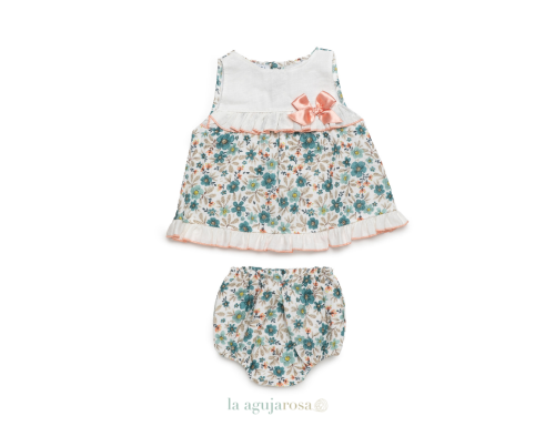 JESUSITO CON BRAGA TELA FLORES DE LA COLECCIÓN VAINILLA DE JULIANA