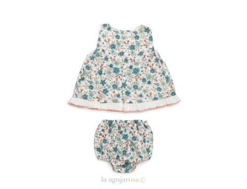 JESUSITO CON BRAGA TELA FLORES DE LA COLECCIÓN VAINILLA DE JULIANA