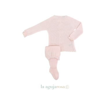 CONJUNTO 2P ROMBOS BODOQUES EN ROSA/CRUDO DE LA COLECCIÓN... 2