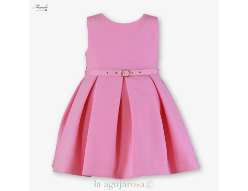 VESTIDO INFANTIL NIÑA EN COLOR ROSA