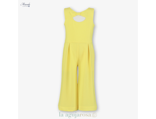 MONO NIÑA AMARILLO CON LAZO EN LA ESPALDA DE MIRANDA