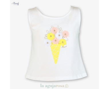 CONJUNTO DE PANTALÓN Y CAMISETA EN TONOS AMRILLOS DE MIRANDA 2