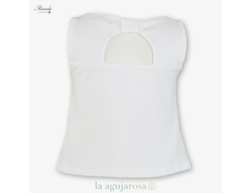 CONJUNTO DE PANTALÓN Y CAMISETA EN TONOS AMRILLOS DE MIRANDA