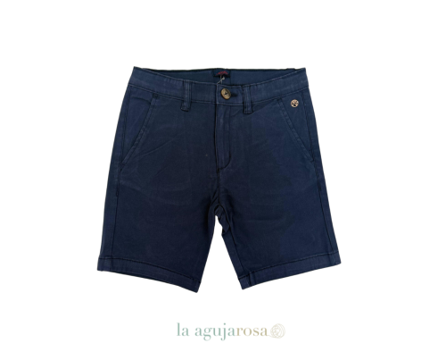 CONJUNTO NIÑO CAMISA Y PANTALÓN CORTO MARINO DE MIRANDA