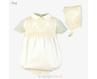 PELELE CON GORRO DE CEREMONIA EN CRUDO DE MIRANDA 2