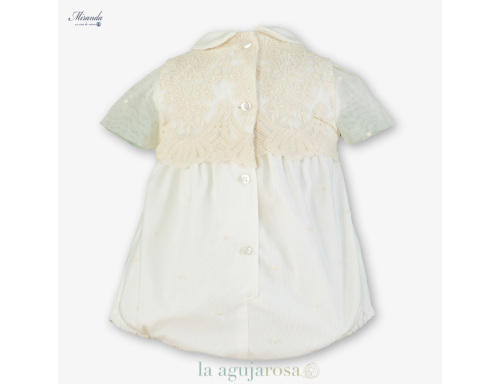 PELELE CON GORRO DE CEREMONIA EN CRUDO DE MIRANDA