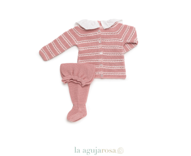 CONJUNTO LIN CALADO PASACINTAS DE LA COLECCIÓN ARÁNDANO... 2