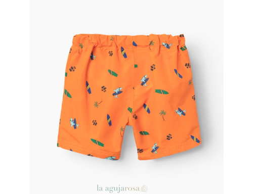 BANADOR DE NIÑO ESTAMPADO DE POLIÉSTER RECICLADO DE BESTSELLER