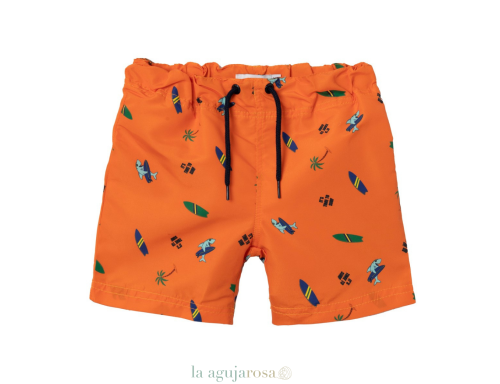 BANADOR DE NIÑO ESTAMPADO DE POLIÉSTER RECICLADO DE BESTSELLER