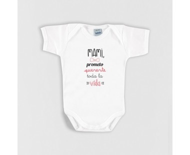 BODY DÍA DE LA MADRE DE MANGA CORTA DE BABIDÚ