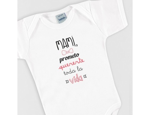 BODY DÍA DE LA MADRE DE MANGA CORTA DE BABIDÚ
