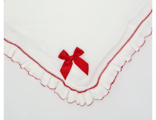 MANTITA PUNTITOS VOLANTE PERLADO VERANO DE JULIANA