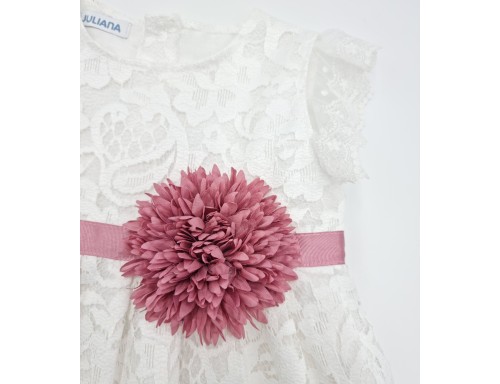 VESIDO ENTERIZO TELA DE ENCAJE